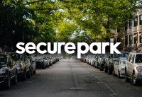 On-street parking, with SecurePark written over the photo in white