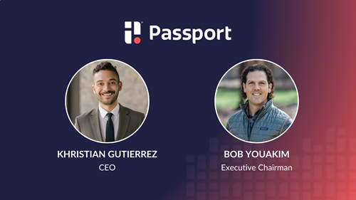 Passport Co-Founder Khristian Gutierrez Appointed CEO to Lead Next Phase of Growth