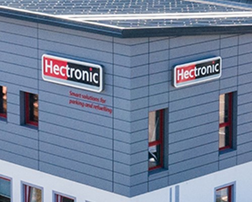Building with Hectronic name on it