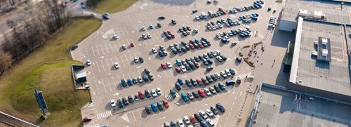 Car park from above