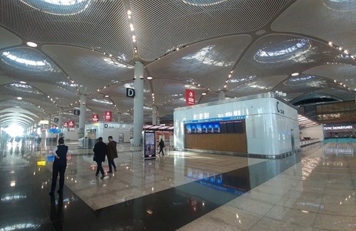Interior of Istanbul airport