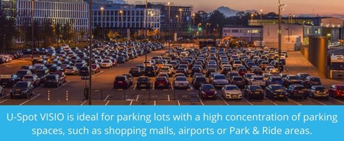 U-Spot Visio is perfect for high-concentration parking lots