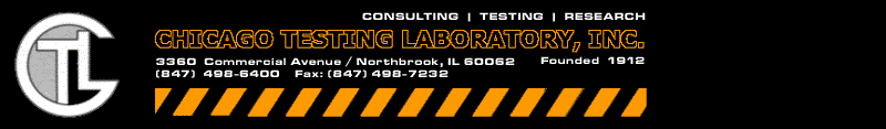 Chicago Testing Laboratory, Inc. 