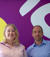 Holiday Extras’ Faye Courtnay and Tristan MacIntyre-Read